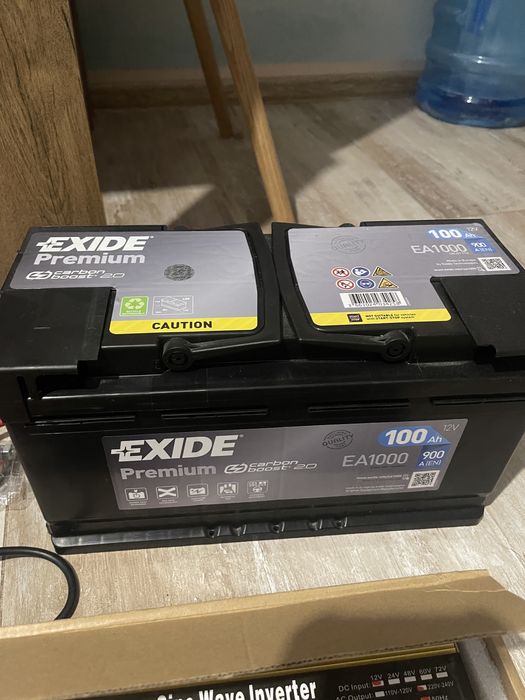 Комплект живлення: інвертор 3000W + акумулятор Exide 100Ah + зарядка