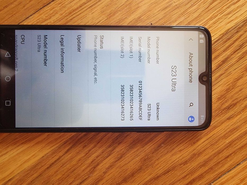 Samsung S23 ultra imitação