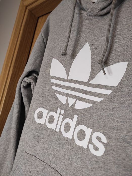 Adidas bluza z kapturem kangurka hoodie oversize xl