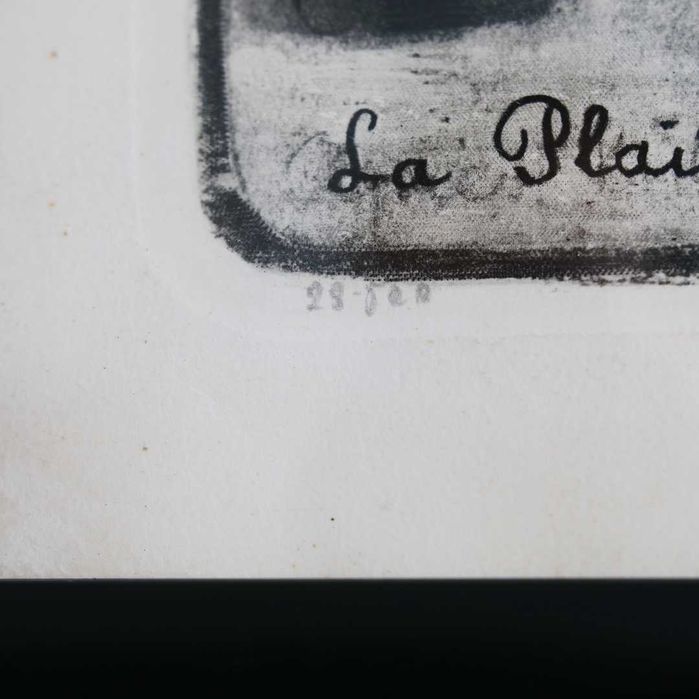 Litografia "La Plaidoirie" de Honoré Daumier assinada e numerada