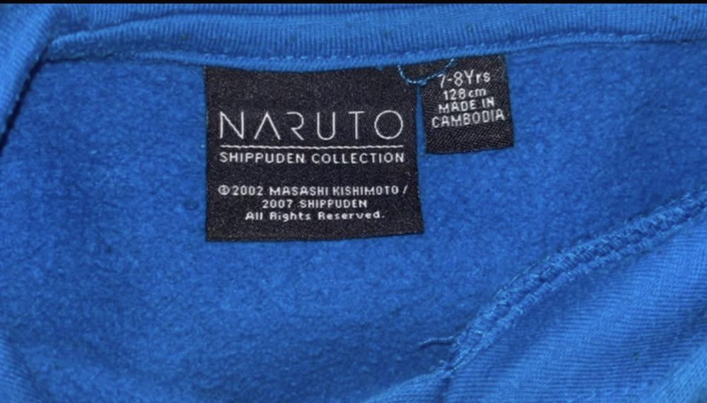 Dres komplet dresowy bluza spodnie Naruto 122-128cm