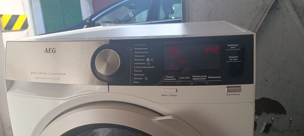 Suszarka AEG  (Electrolux)T8DEC48SP | 8 kg | Pompa ciepła | A+++ | AbsoluteCare |
