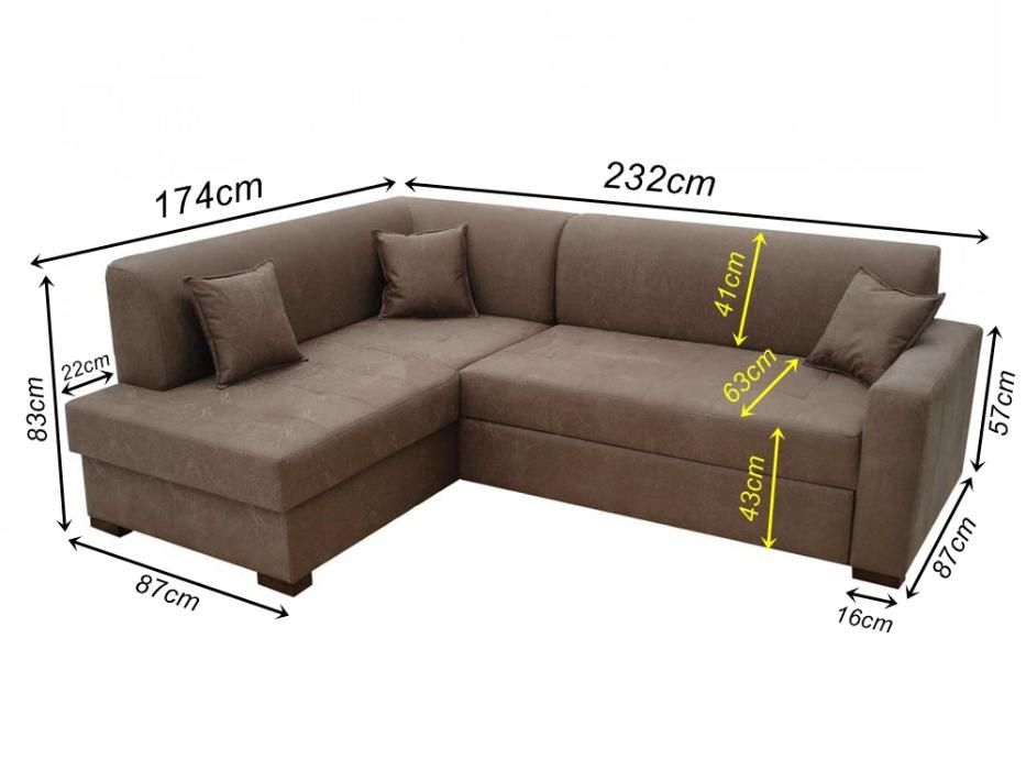 Narożnik "AVANT" mały narożnik na twój wymiar