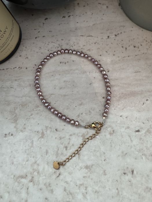 Bransoletka perły naturalne