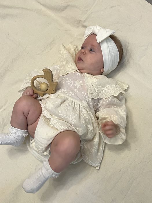 Дитяча сукня- боді 66розмір, на хрестини або фотосесію