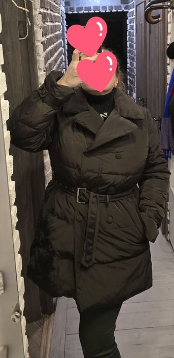 Плащ пуховик зима класичний італійський брендовий