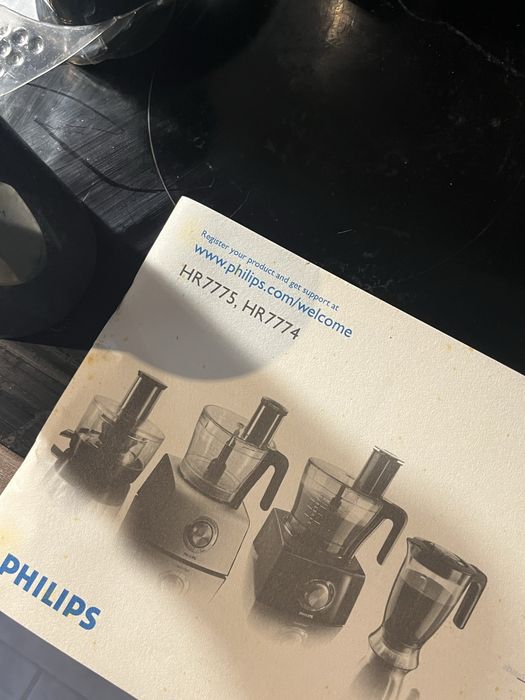 Кухонний комбайн Philips HR7775 1000W (Преміум-серія, метал)