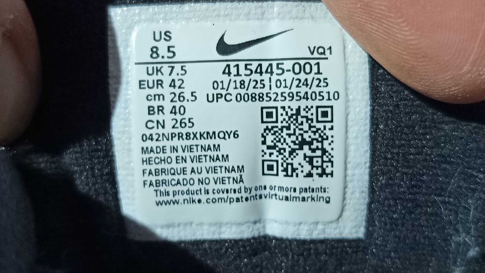 Męskie sneakersy NIKE AIR MONARCH IV r.42 stan bardzo dobry