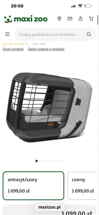 4pets Skrzynia transportowa Caree antracyt/szary