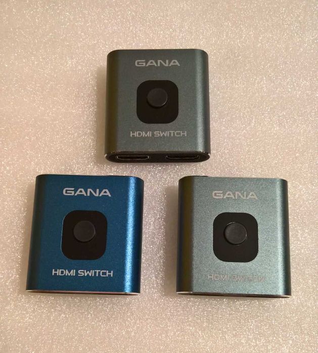 HDMI Switch Splitter GANA przełącznik 2x1 dwukierunkowy 4K 60Hz