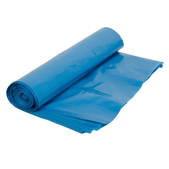 Worki foliowe na odpad śmieci 120l niebieskie worki na papier 100 szt.