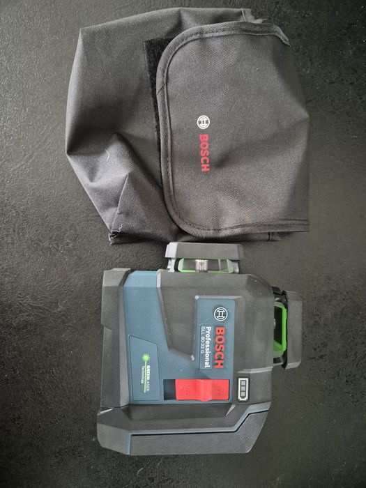 Laser krzyżowy 3-płaszczyznowy 360° BOSCH GLL 80-33 G NOWY nowy model