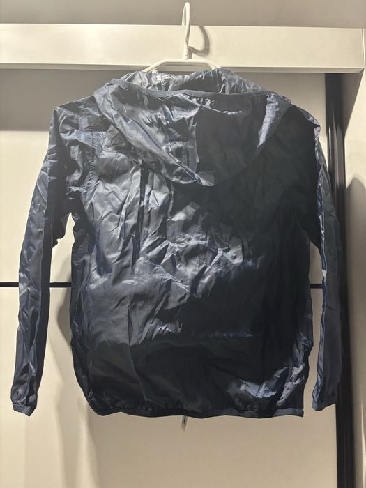 Kurtka przeciwdeszczowa granatowa Quechua rozmiar 125/132 cm