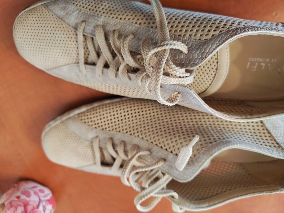 Piękne buty sportowe sneakersy skóra Premium 11 Amalfi by Rangoni