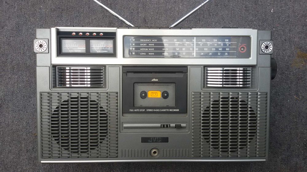JVC RC-727L BOOMBOX radiomagnetofon kasetowy Stereo