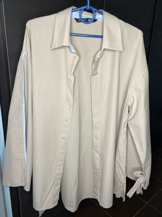 сорочка zara із завʼязками