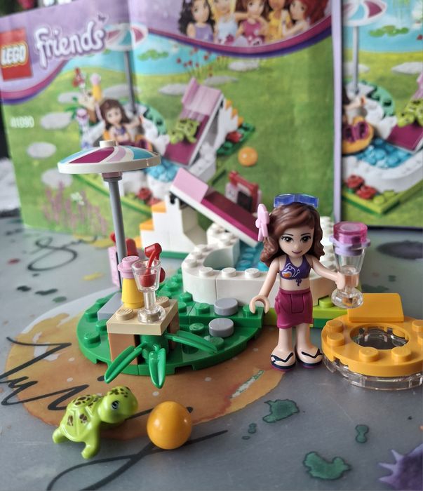 Klocki lego friends 41090 ogrodowy basen Oliwii