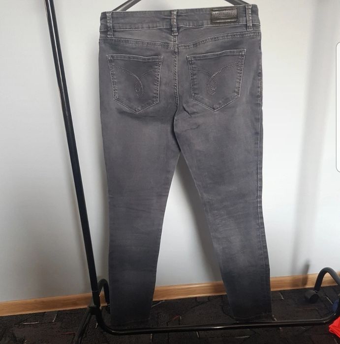 Szare damskie jeansy Esprit