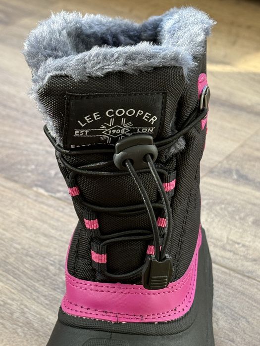 Śniegowce Ocieplane Dziewczęce I Buty Dziecięce Lee Cooper Rozmiar 32 - 18 cm • Szybka Wysyłka!