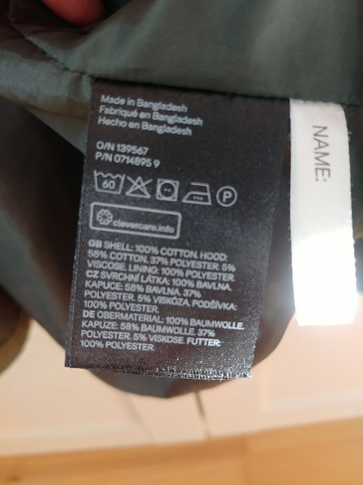 Kurtka chłopięca H&M 146 cm