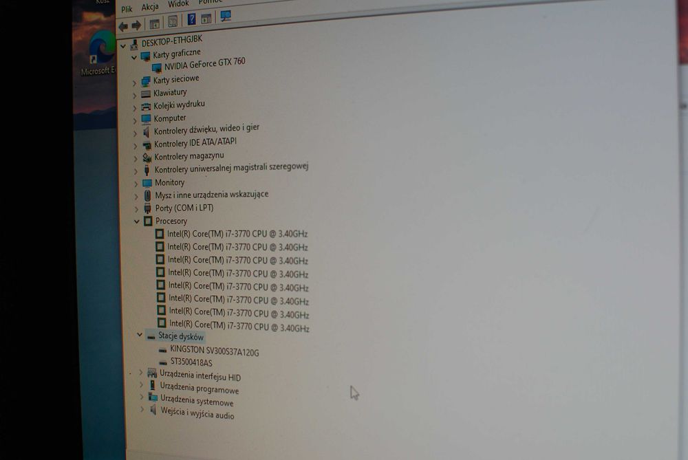 Komputer do gier i7-3770 grafika GTX760 2GB 24GB RAM DDR3 SSD