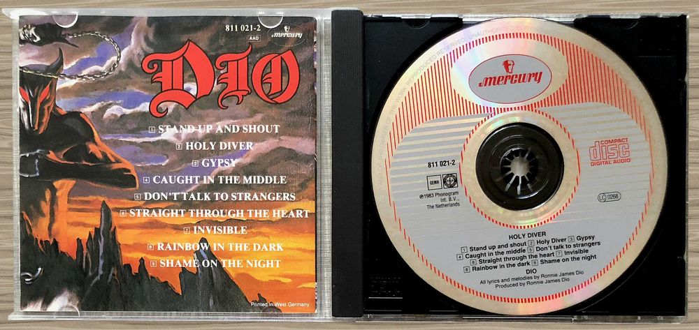 CD Dio - Holy Diver, The Last, Dream Evil, Lock Up The Wolves