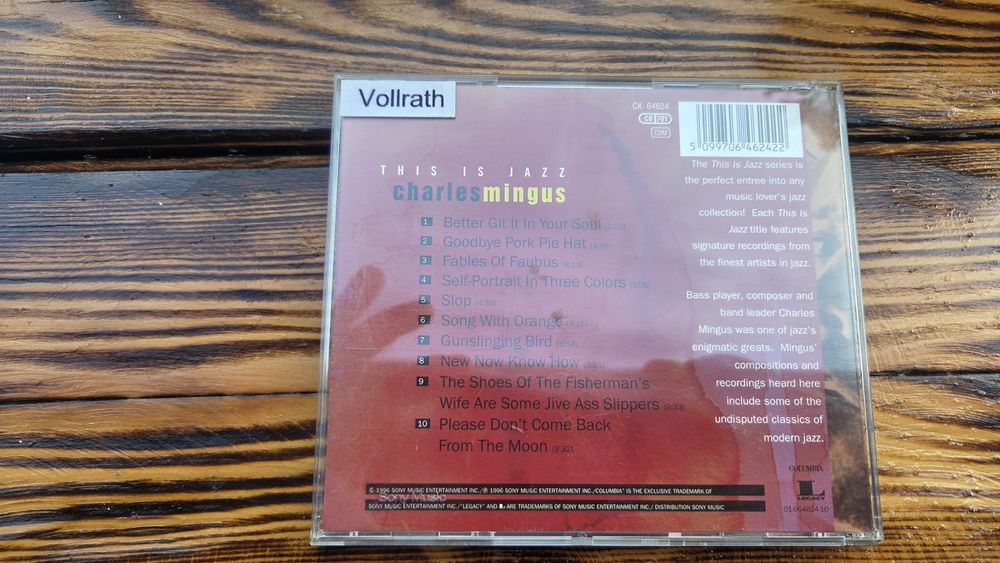 Charles Mingus – This Is Jazz 6 (CD, 1996) | Columbia / Legacy