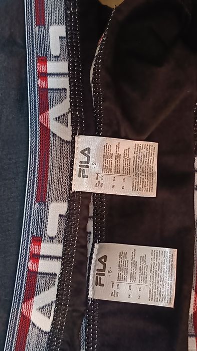 Bokserki męskie Fila Basic 2-pack czarne rozm.S