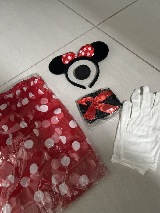 Strój kostium myszki Minni Mouse rozmiar uniwersalny nowy