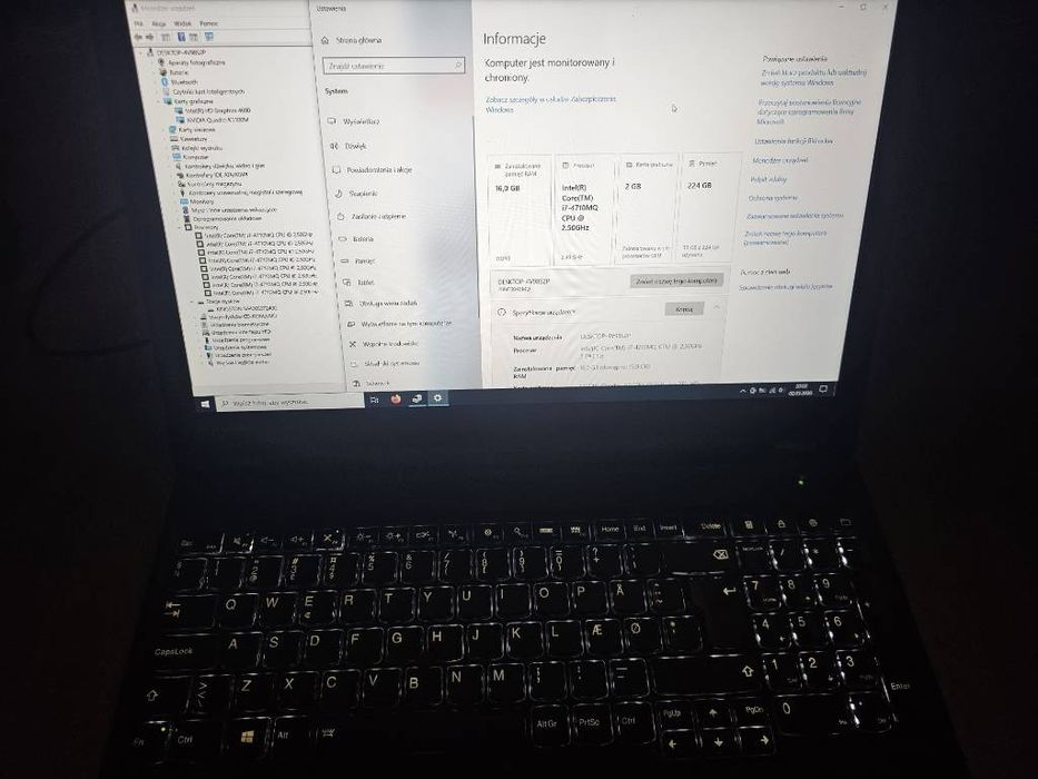 Stacja robocza ThinkPad W540 - i7, 16GB, SSD