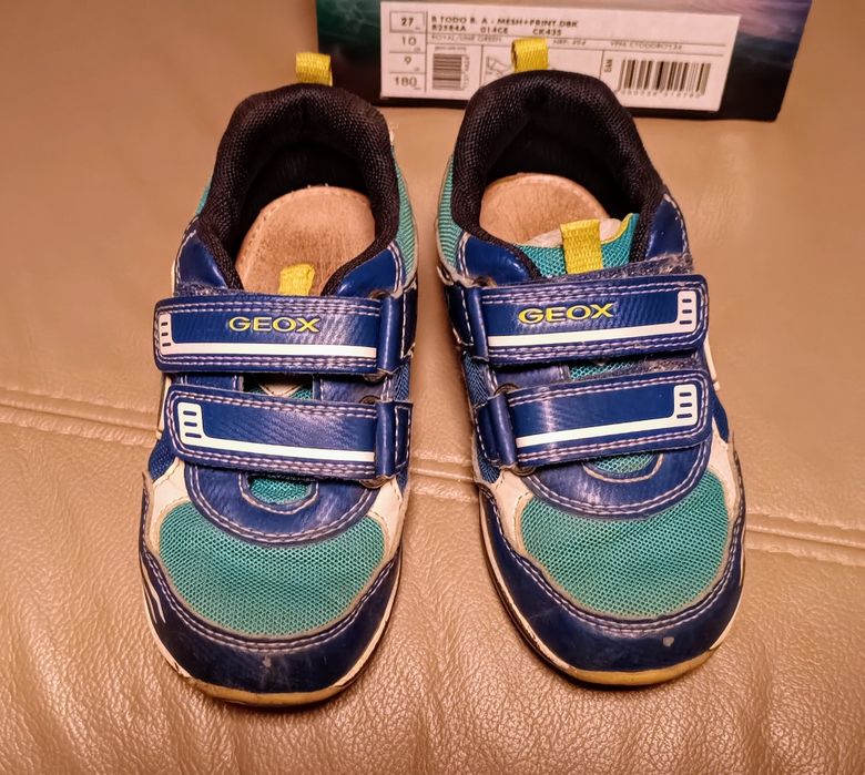 GEOX swiecace dla chłopca B Todo B. A Royal/Lime G