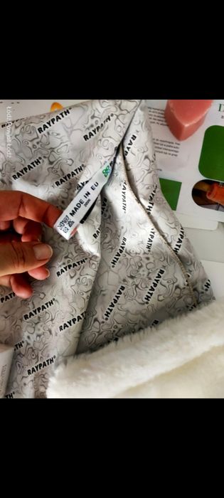 Rękawica  biała na mokro Raypath sunbeam XL mydełko