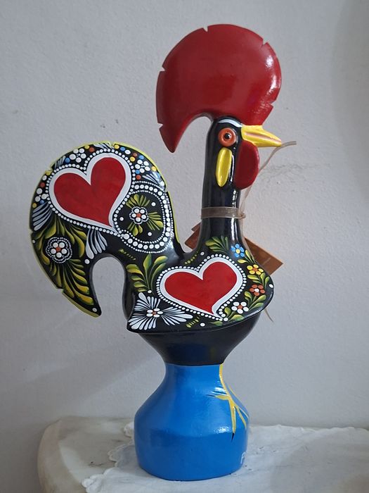 Galo de Barcelos da ceramista Maria Helena Silva de Barcelos