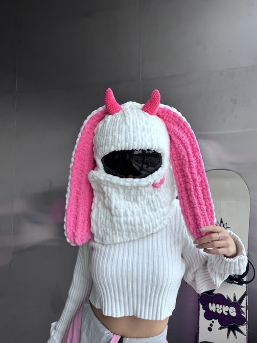 Плюшева балаклава на гірськолижний шолом