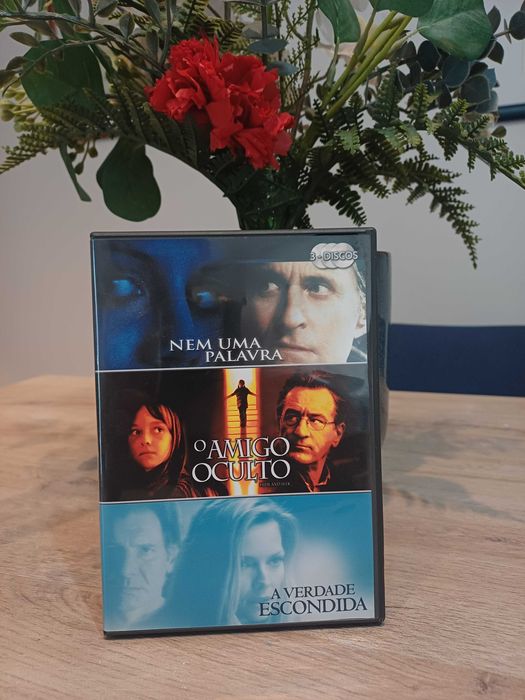 Pack 3 DVDs Suspense: Nem Uma Palavra + O Amigo Oculto + A Verdade Escondida – Novo