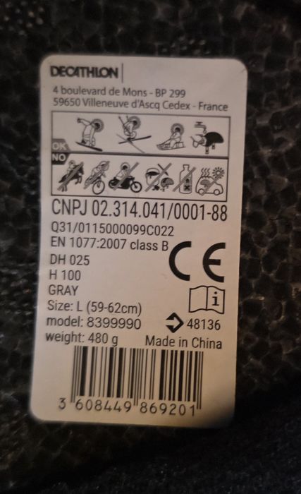 Kask narciarski WEDZE