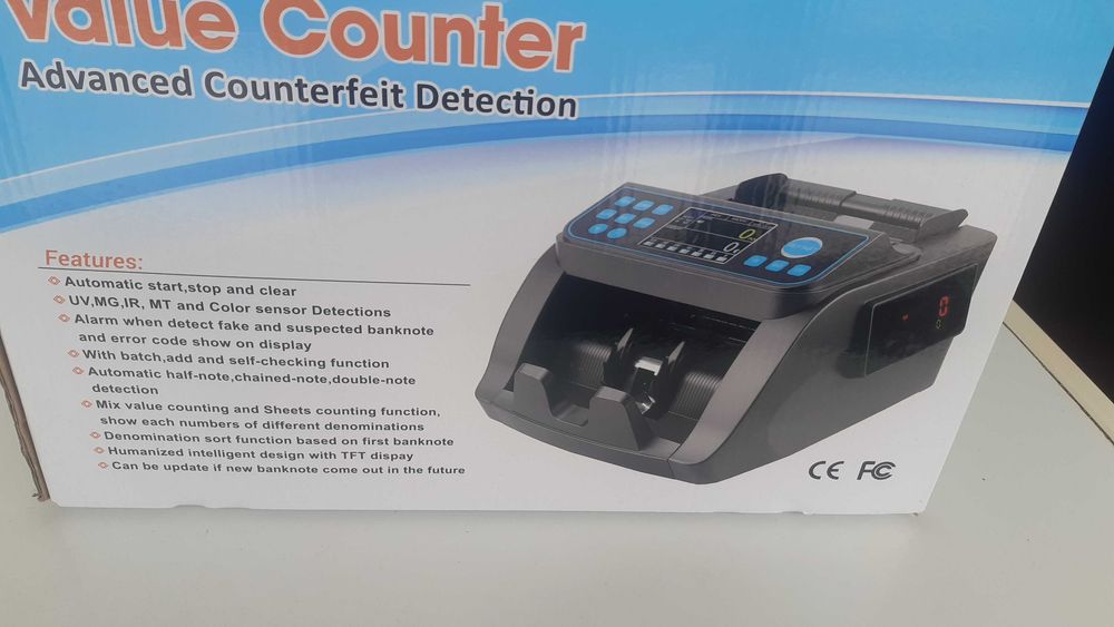 Maquina contar  notas euros
