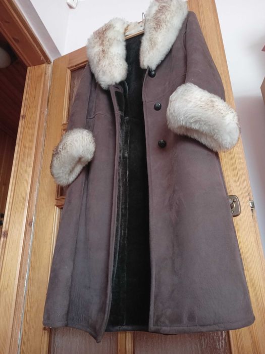 Oryginalne naturalne futro z barana