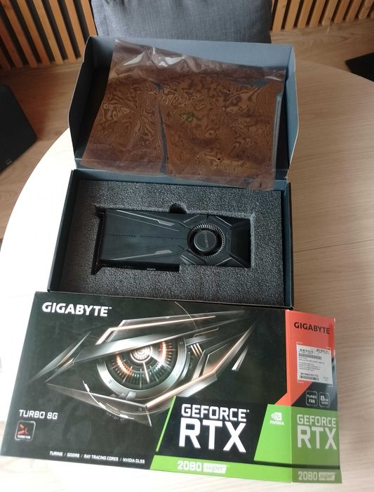 Karta graficzna Gigabyte GeForce RTX 2080 Super Turbo 8GB używana FVat