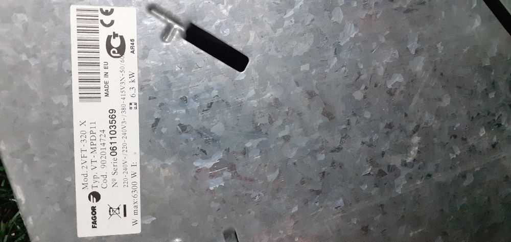 Eletroplaca  Fagor uzada para pesas