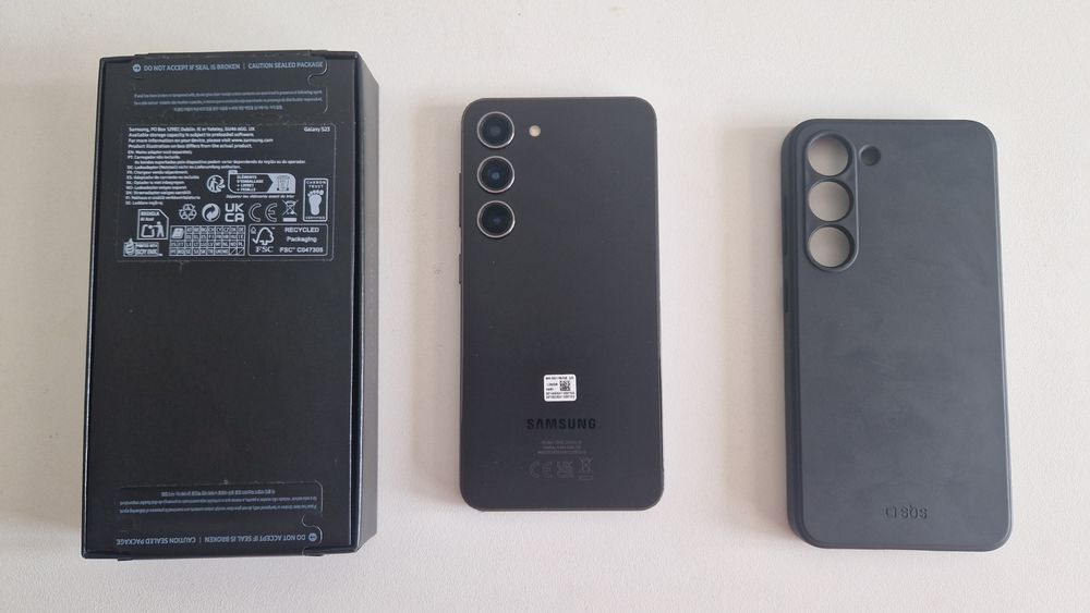 Samsung S23, 128GB, preto Novo