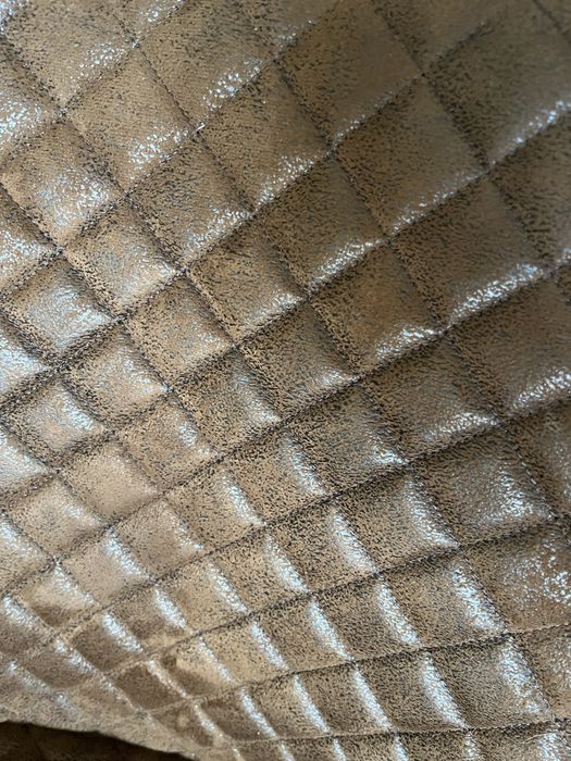 Cadeiras de jantar estofadas castanhas – 8 unidades