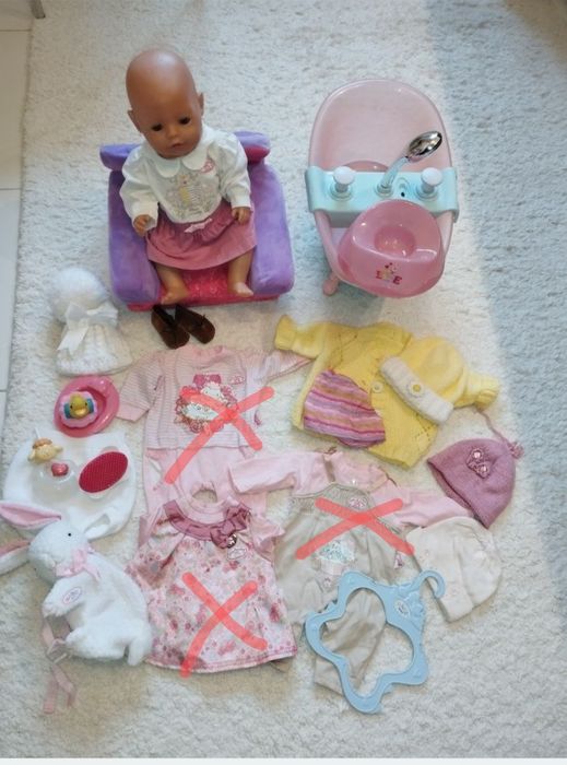 Zapf baby born всё что на фото комплектом