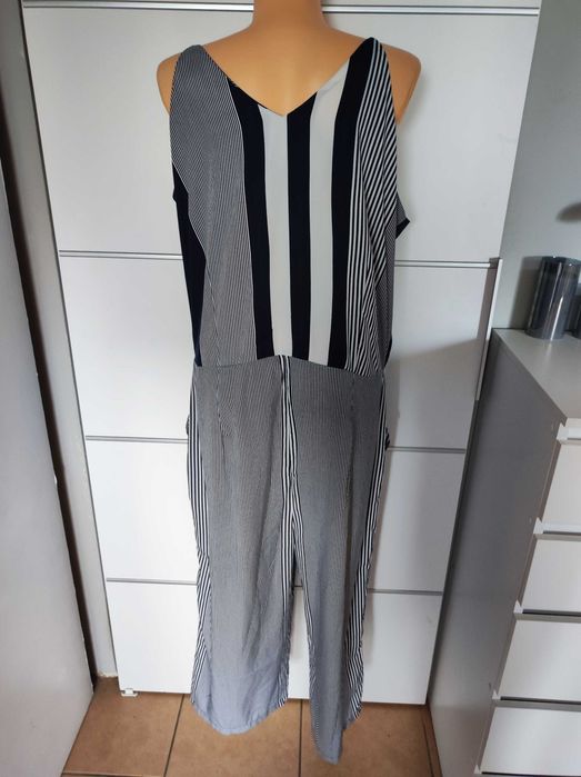 AX Paris Curve r 52 letni kombinezon w paski Nowy plus size