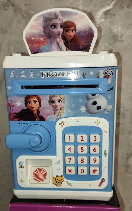 Детская электронная копилка - сейф с кодовым замком Frozen Холодное