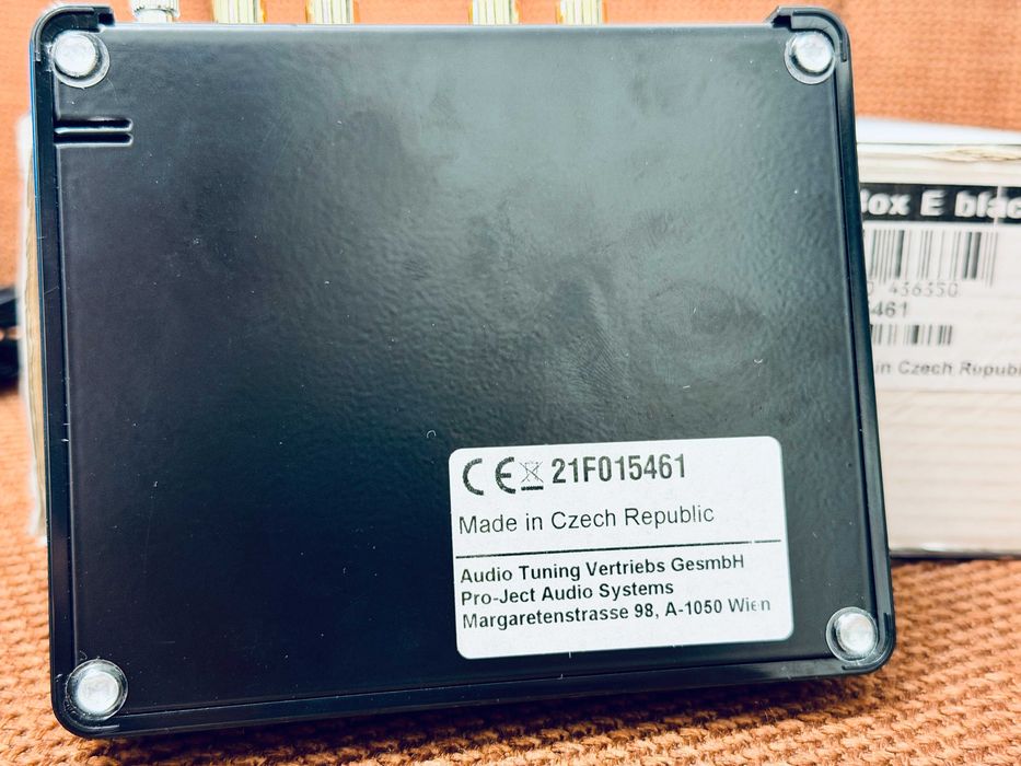 ‼️ Pro-Ject Phono Box E Black ММ/МС схема Dr.Sykora Австрия ℹ️ полный заводской комплект, состояние 9 из 10, проверен в моём тракте