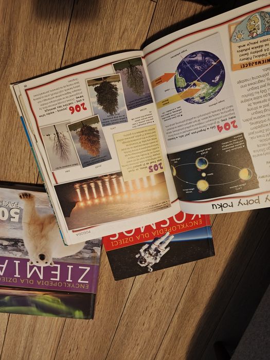 Komplet 3 książek encyklopedia dla dzieci