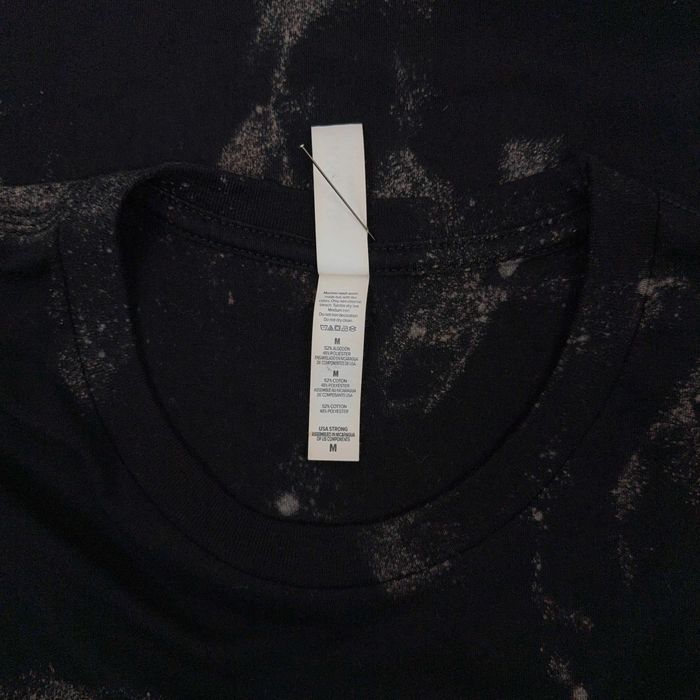 T-shirt Preta Bella Canvas Esqueleto M Grunge Gótico Unisexo