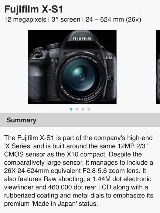 Fujifilm X-S1 ZOOM 12 MP