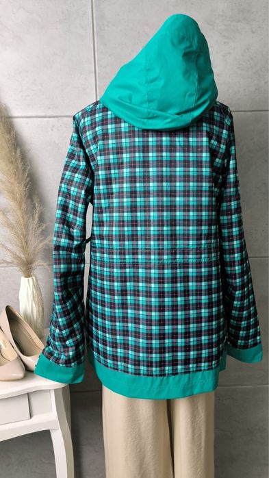 Sportowa narciarska kurtka outdoorowa w kratę wodoodporna, o’neill, 38